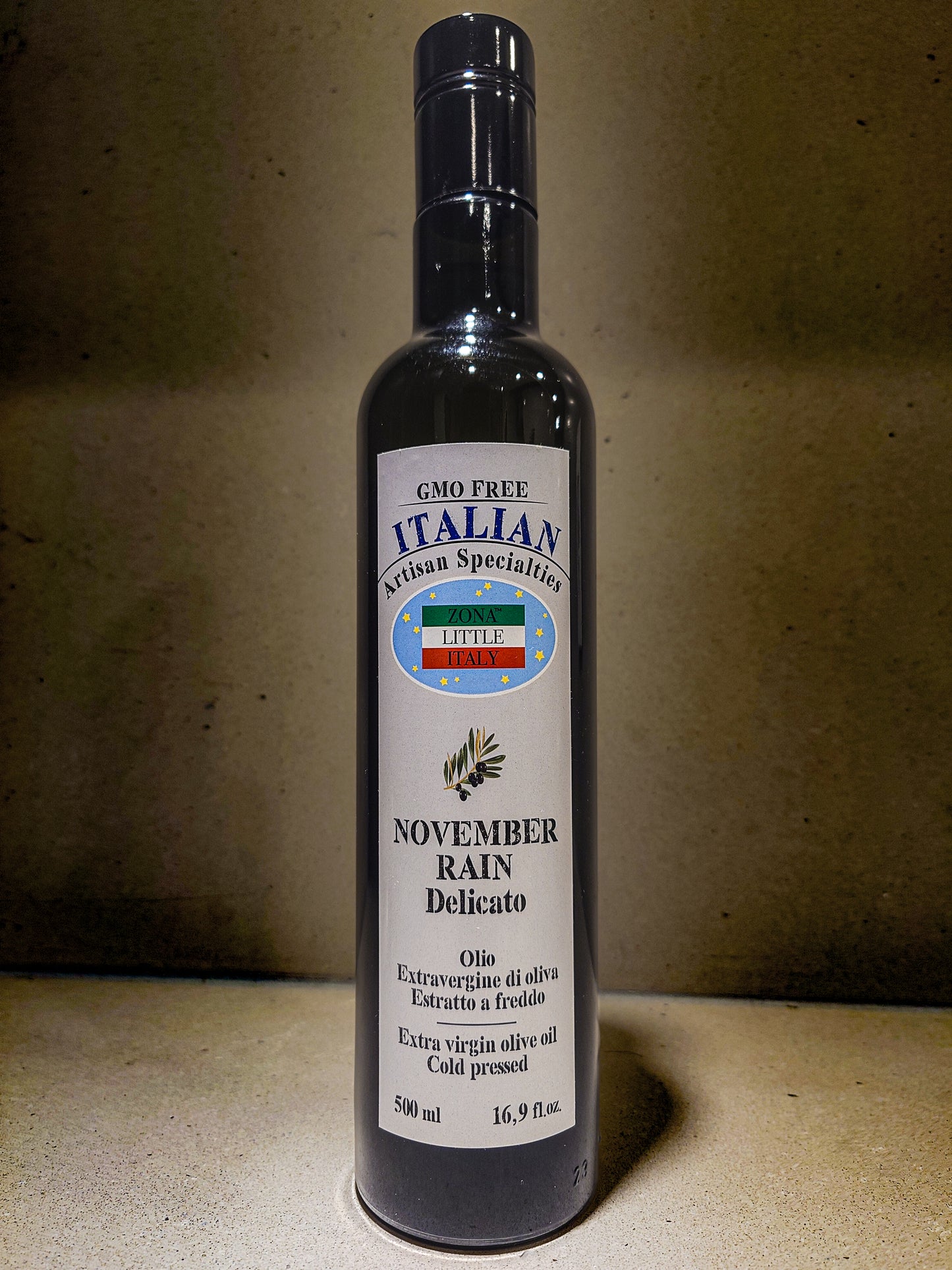 November Rain Extra Virgin Olive Oil - Hand Harvested